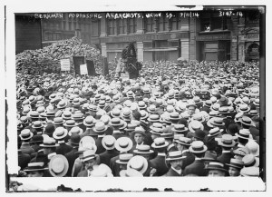 Berkman Addressing the Anarchists July 11, 1914